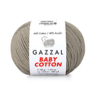 Пряжа Gazzal Baby Cotton №3464, 50 г, 165 м, Бежева (YAR-060774) Пряжа Gazzal Baby Cotton №3464, 50 г, 165 м, Бежева (YAR-060774)