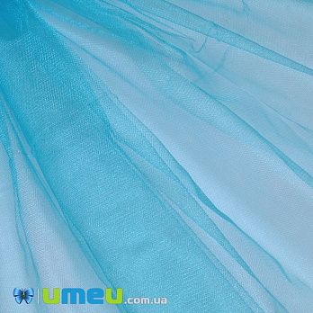Фатин средней жесткости, Голубой, 1 лист (50х50 см) (LTH-038723)