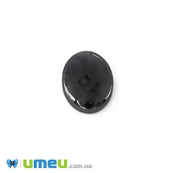 Кабошон нат. камінь Гематит (2 сорт), Овал, 18х13 мм (KAB-042020)