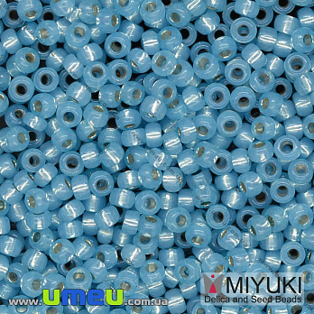 Бісер японський Miyuki круглий RR 11/0 №573, Блакитний (BIS-036696)