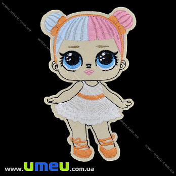 Термоаплікація Лялька LOL, 15х9 см (APL-033380)