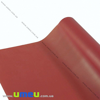 Упаковочная пленка матовая, Красная, 68х100 см, 1 лист (UPK-030240)
