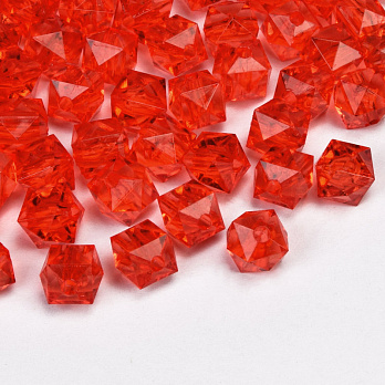 Намистини для сумок ОПТ Акрилові, Куб гранований, 8х7,5 мм, Червоні (BUS-059923) Намистини для сумок ОПТ Акрилові, Куб гранований, 8х7,5 мм, Червоні (BUS-059923)