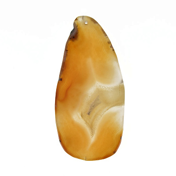 Срез Агата, Коричневый, 97х46 мм (POD-014446)