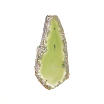 Зріз Агата, Зелений, 81х38 мм (POD-001695)