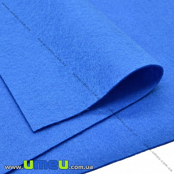 [Архів] Фетр м'який 1,3 мм, 20х30 см, 520 Синій (FLT-019455)