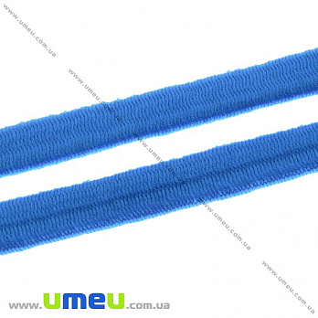 Резинка плоская 10 мм, Синяя, 1 м (LEN-028592)