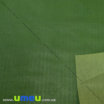 Упаковочная бумага двухсторонняя, Зеленая, 68х100 см, 1 лист (UPK-023557)
