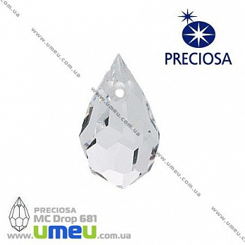 Подвеска Preciosa 681 Crystal, 6х10 мм, Капля, 1 шт (POD-005460)