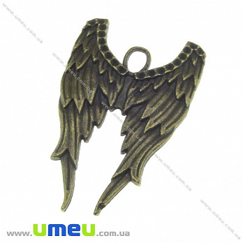 [Архів] Підвіска металева Крила, Антична бронза, 53х33 мм (POD-002591)
