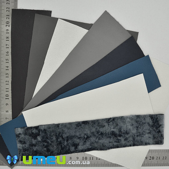 Набор тканей, Серо-синий, 1 набор (LTH-042081)
