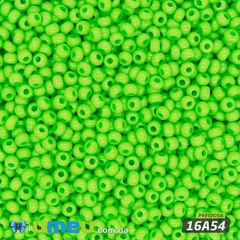 Бісер чеський №295/16А54, Салатовий яскравий, Натуральний, 10/0 (BIS-043858)