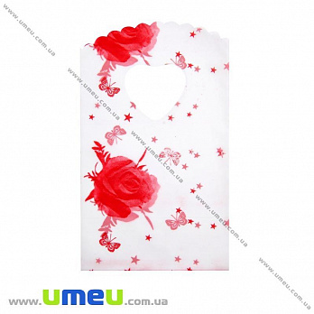 Подарунковий пакетик, 15х9 см, Білий (UPK-014256)