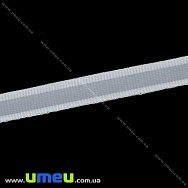 Тесьма світловідбиваюча на стрічці, 10 мм, Біла, 1 м (LEN-016158)