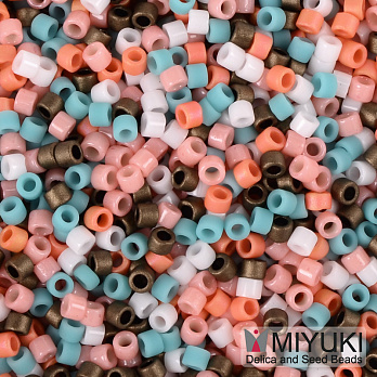 Бісер японський Miyuki Delica 11/0 DBmix127, Різнокольоровий (BIS-055965)