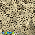 Пайетки Индия круглые плоские, 4 мм, Золотистые (PAI-037646)