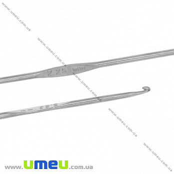 Крючок для вязания стальной ROSE, 2,25 мм, 1 шт (YAR-035264)