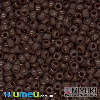 Бісер японський Miyuki круглий RR 11/0 №419, Коричневий (BIS-045596)