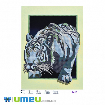 Схема для выш. бісером, Юма, Тигр, 38х28 см (UPK-048456)