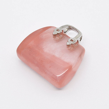 Підвіска Сумочка, Імітація натурального каменю, 26,5х25х11 мм (POD-054438)