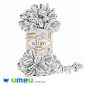 Пряжа Alize Puffy 100 г, 9,2 м, Чорно-біла 686 (YAR-043825)