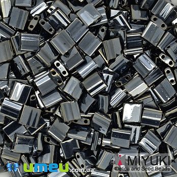 Бісер японський Miyuki TILA №464, 5х5 мм, Мокрий асфальт (BIS-046053)