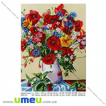 Схема для виш. бісером Dana, Соковитий букет DANA-3113, 38,5х28 см (UPK-027811)