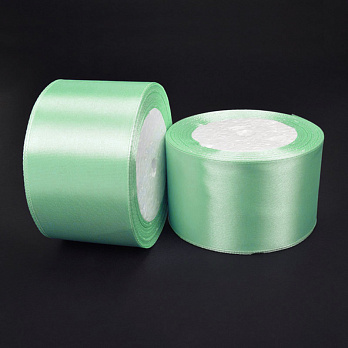 Атласна стрічка, 50 мм, М'ятна (LEN-061968)