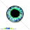 /p13654-kaboshon-stekl-s-printom-glaz-14-mm-goluboy-krugliy/