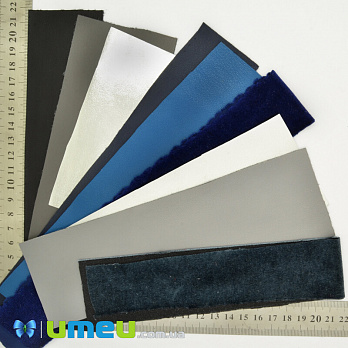 Набор тканей, Серебристо-синий, 1 набор (LTH-042068)