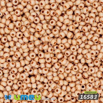 Бісер чеський №805/16583, Бежевий, Перламутровий, 10/0 (BIS-043923)