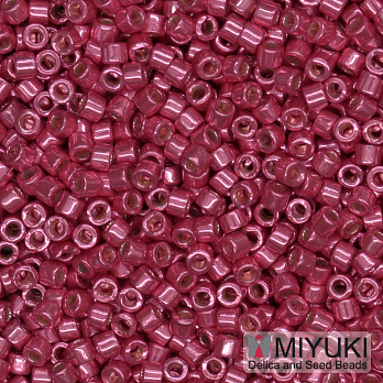 Бісер японський Miyuki Delica 11/0 DB1841, Duracoat Galvanized, Рожевий (BIS-045483)