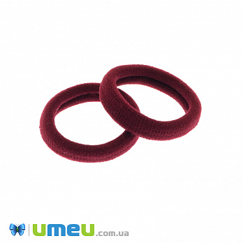 Резинка для волосся мікрофібра, 55 мм, Бордова (OSN-041704)