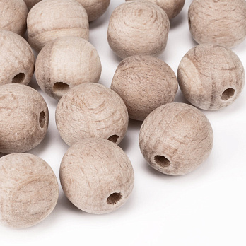[Архів] Намистина дерев'яна 20 мм, Кругла, Яблуня (BUS-054789)