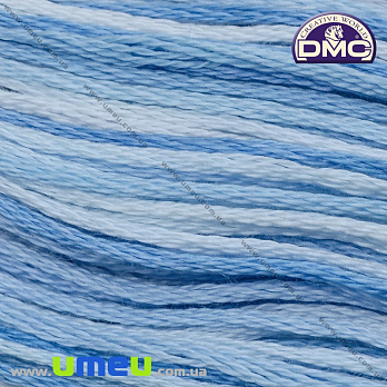 Мулине DMC 0067 Меланж голубой, 8 м (DMC-034243)