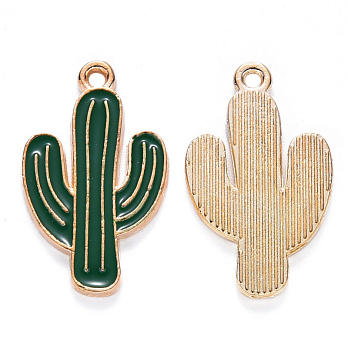 Підвіска метал. Кактус, 25,5х15 мм, Золото (POD-053647)
