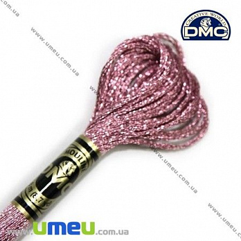 Мулине DMC Jewel E316, Розовый аметист, Сияние драгоценных камней, 8 м (DMC-006325)
