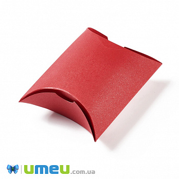 Сборная картонная коробочка, 10,5х9 см, Красная, 1 шт (UPK-042943)