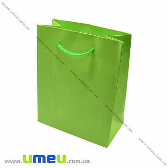 Подарунковий пакет, 14х11,5х6 см, Салатовий (UPK-019049)