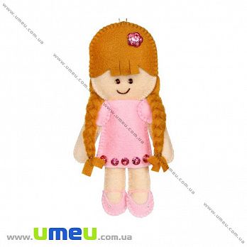 Набор из фетра для создания игрушки, Кукла ФН-28, 16х5 см, 1 набор (FLT-034837)