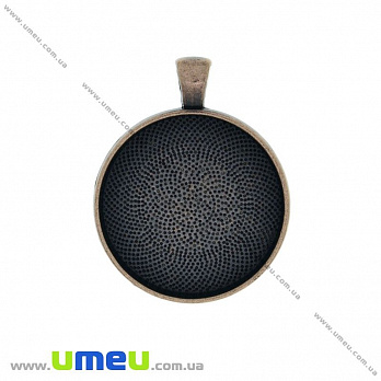 Основа кругла, 41х33 мм, 30 мм, Мідь (OSN-025828)