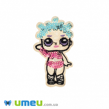 Термоаплікація Лялька LOL, 8х6 см (APL-042420)