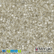Бісер японський Miyuki Delica Cut 11/0 DBC0041, Сріблястий, 3 г (BIS-040096)