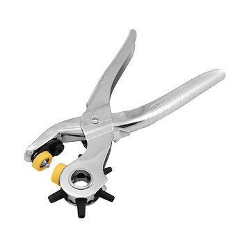 Інструмент металевий Пробойник револьверний + установник 2 в 1, 22 см (INS-054666)