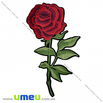 Термоаппликация Цветок красный, 31х18 см, 1 шт (APL-022372)