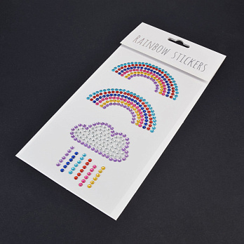 Декоративные стразы на клеевой основе, Разноцветные (DIF-021272)