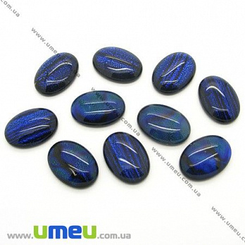 Кабошон діхроічний, 25х18 мм, Овальний (KAB-005535)