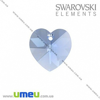 [Архів] Підвіска Swarovski Xilion 6228 Light Sapphire, 10 мм, Серце (POD-003256)