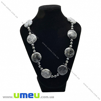 [Архів] Намиста з натурального каменю Лабрадорит, 67 см (BUS-028737)