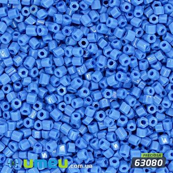 Бісер чеський Рубка 10/0, №63080, Синій натуральний (BIS-044013)
